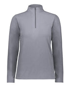 Augusta Sportswear Women's Eco Revive™ Micro-Lite Fleece Quarter-Zip Pullover - Graphite