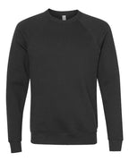 BELLA + CANVAS Unisex Sponge Fleece Raglan Crewneck Sweatshirt (Part 3 of 3) - Vintage Black