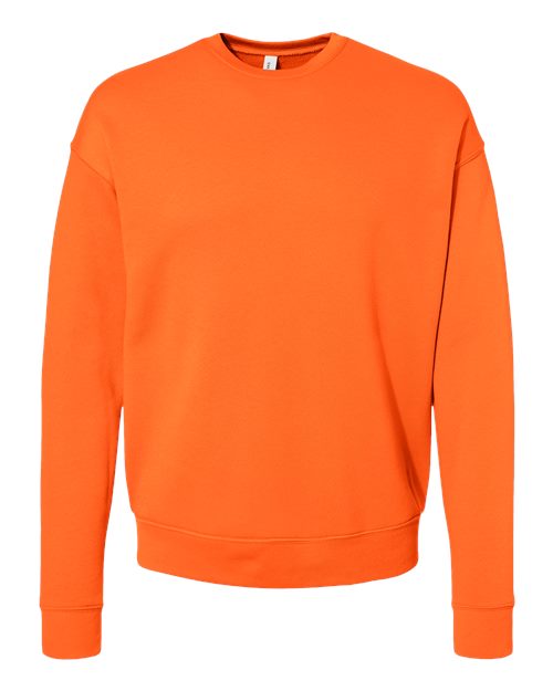 BELLA + CANVAS Unisex Sponge Fleece Drop Shoulder Crewneck Sweatshirt (Part 2 of 2) - Orange
