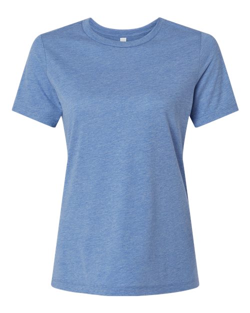 BELLA + CANVAS Women’s Relaxed Fit Triblend Tee - Blue Triblend