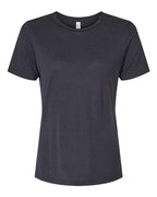 BELLA + CANVAS Women’s Relaxed Fit Triblend Tee - Solid Dark Grey Triblend
