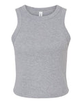 BELLA + CANVAS Women's Micro Rib Racer Tank - Athletic Heather