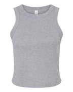 BELLA + CANVAS Women's Micro Rib Racer Tank - Athletic Heather