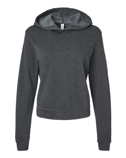 BELLA + CANVAS Women's Classic Hoodie Sweatshirt - Dark Grey Heather