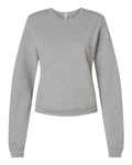 BELLA + CANVAS Women's Sponge Fleece Crewneck Sweatshirt - Athletic Heather