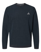 Adidas Men's Terry Loop Crewneck Sweatshirt - Black