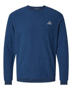 Adidas Men's Terry Loop Crewneck Sweatshirt - Collegiate Navy