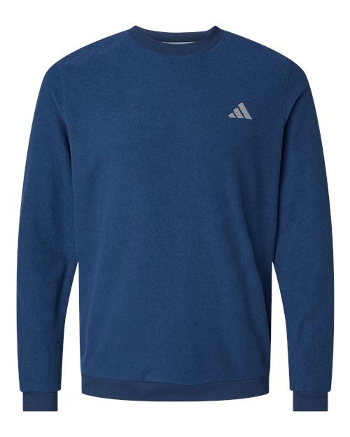 Adidas Men's Terry Loop Crewneck Sweatshirt - Collegiate Navy