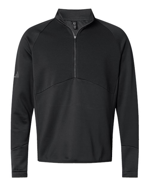 Adidas Men's Performance Quarter-Zip Pullover - Black