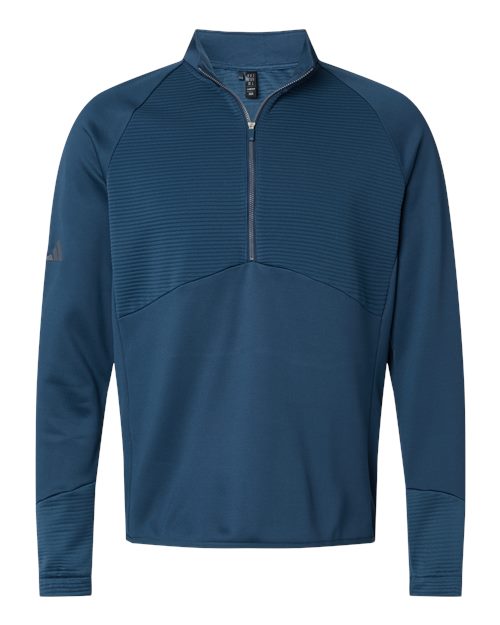 Adidas Men's Performance Quarter-Zip Pullover - Crew Navy