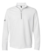 Adidas Men's Spacer Quarter-Zip Pullover - Core White