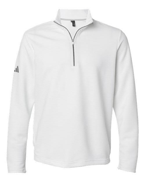 Adidas Men's Spacer Quarter-Zip Pullover - Core White