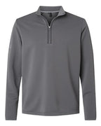 Adidas Men's Spacer Quarter-Zip Pullover - Grey Five