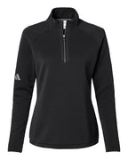 Adidas Women's Spacer Quarter-Zip Pullover - Black