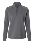 Adidas Women's Spacer Quarter-Zip Pullover - Grey Five