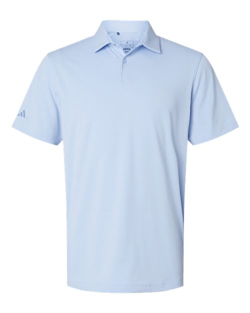 Adidas Men's Blended Polo - Blue Dawn Melange