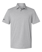 Adidas Men's Blended Polo - Grey Three Melange