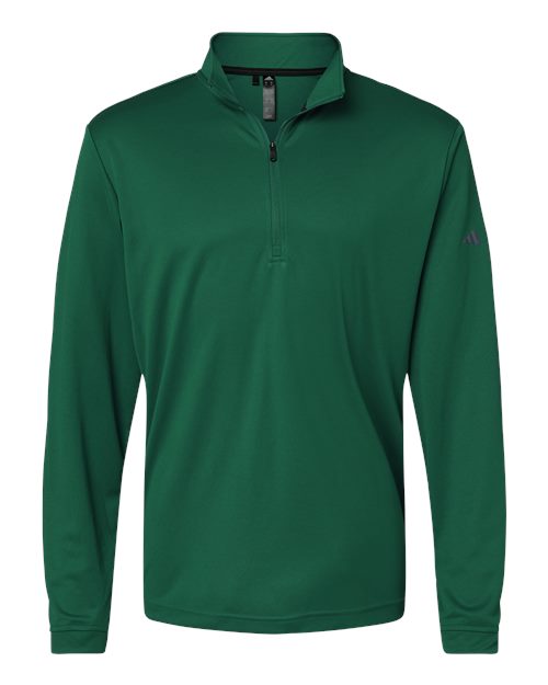 Adidas Men's Ultimate365 Lightweight Quarter-Zip Pullover - Collegiate Green