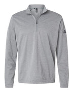 Adidas Men's Ultimate365 Lightweight Quarter-Zip Pullover - Grey Three Melange