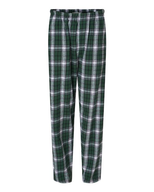 Boxercraft Men's Harley Flannel Pants (Part 2 of 5) - Green/ White Plaid