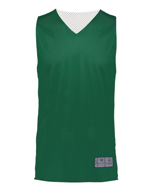 Augusta Sportswear Youth Reversible 2.0 Jersey - Dark Green/ White