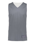 Augusta Sportswear Youth Reversible 2.0 Jersey - Graphite/ White