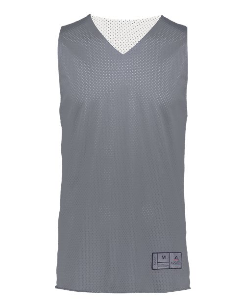 Augusta Sportswear Youth Reversible 2.0 Jersey - Graphite/ White