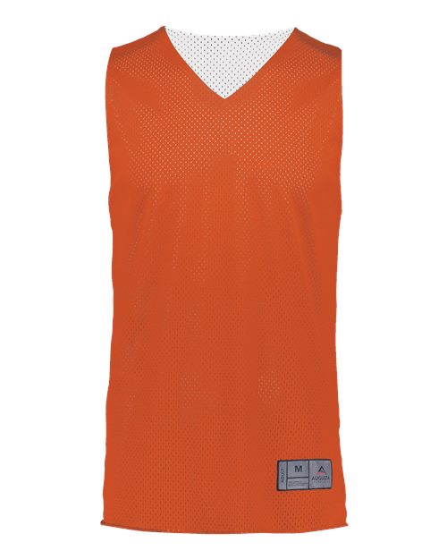 Augusta Sportswear Youth Reversible 2.0 Jersey - Orange/ White