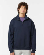 Unisex Powerblend® Quarter-Zip Pullover
