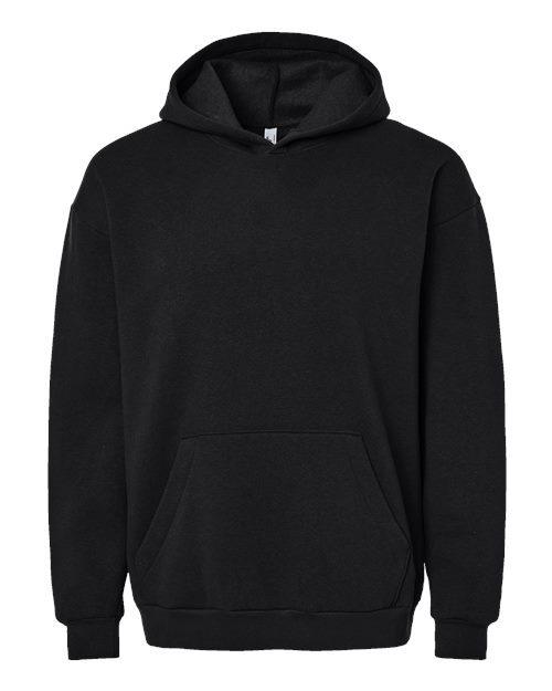 American Apparel Unisex ReFlex Fleece Hoodie Sweatshirt (Part 1 of 2) - Black