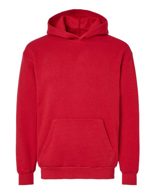 American Apparel Unisex ReFlex Fleece Hoodie Sweatshirt (Part 1 of 2) - Cardinal