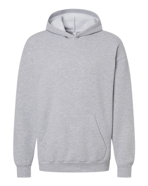 American Apparel Unisex ReFlex Fleece Hoodie Sweatshirt (Part 1 of 2) - Heather Grey