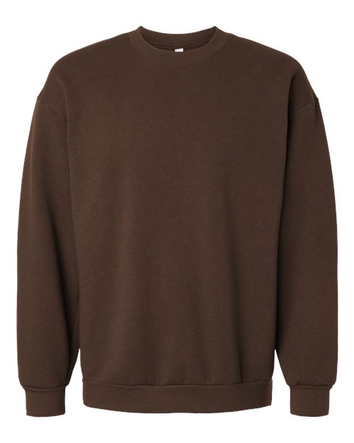 American Apparel Unisex ReFlex Fleece Crewneck Sweatshirt - Brown
