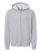 American Apparel Unisex ReFlex Fleece Full-Zip Hoodie Sweatshirt - Heather Grey