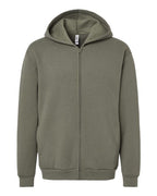 American Apparel Unisex ReFlex Fleece Full-Zip Hoodie Sweatshirt - Lieutenant