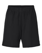American Apparel Unisex Pique Gym Shorts - Black
