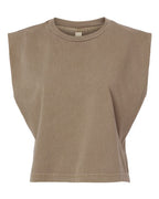 American Apparel Women's Heavyweight Cotton Garment-Dyed Muscle Tee - Faded Brown
