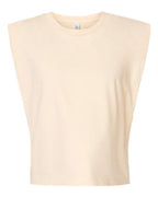 American Apparel Women's Heavyweight Cotton Garment-Dyed Muscle Tee - Faded Cream