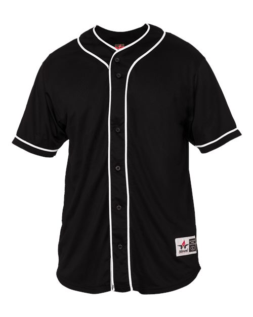 Alleson Athletic Unisex Diamond Jersey - Black/ White