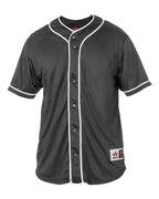 Alleson Athletic Unisex Diamond Jersey - Charcoal/ White