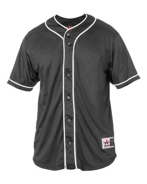 Alleson Athletic Unisex Diamond Jersey - Charcoal/ White