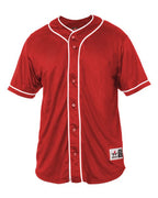 Alleson Athletic Unisex Diamond Jersey - Red/ White