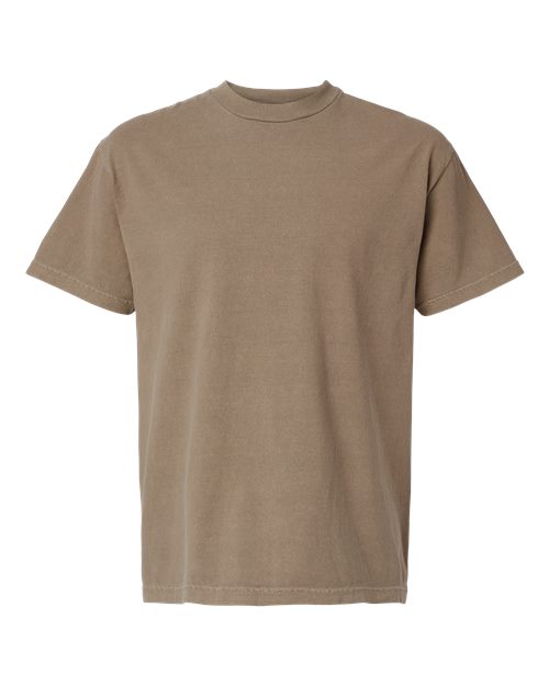 American Apparel Unisex Heavyweight Cotton Garment-Dyed Tee - Faded Brown
