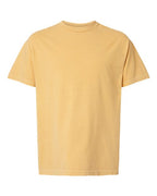 American Apparel Unisex Heavyweight Cotton Garment-Dyed Tee - Faded Mustard