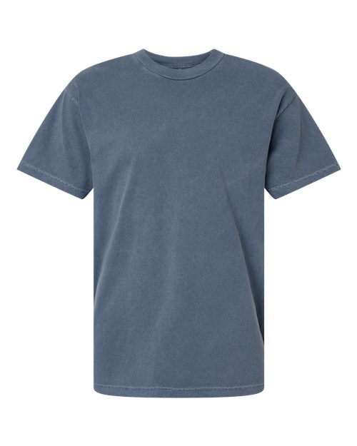 American Apparel Unisex Heavyweight Cotton Garment-Dyed Tee - Faded Navy