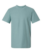 American Apparel Unisex Pique Mock Neck Tee - Arctic