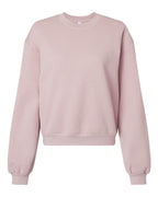 American Apparel Women's ReFlex Fleece Crewneck Sweatshirt - Blush