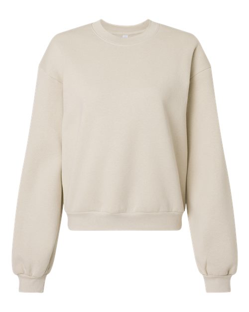 American Apparel Women's ReFlex Fleece Crewneck Sweatshirt - Bone