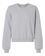 American Apparel Women's ReFlex Fleece Crewneck Sweatshirt - Heather Grey