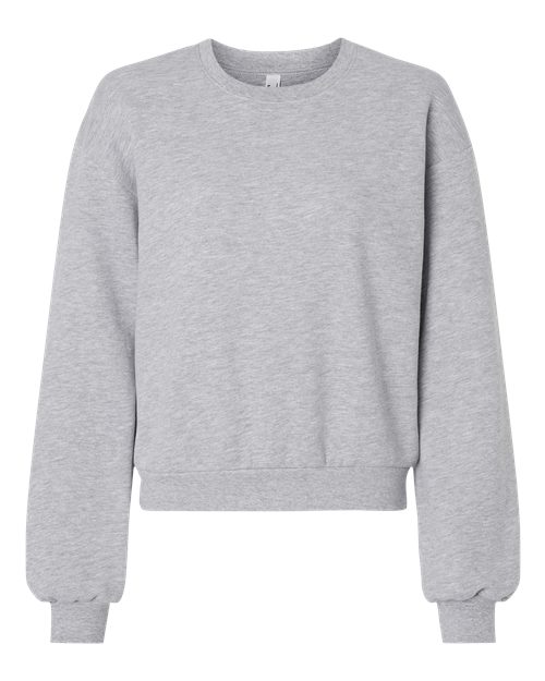 American Apparel Women's ReFlex Fleece Crewneck Sweatshirt - Heather Grey